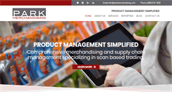 Desktop Screenshot of parkmerchandising.com